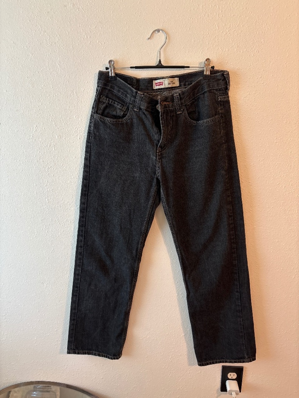 Levi’s black jeans 100% cotton